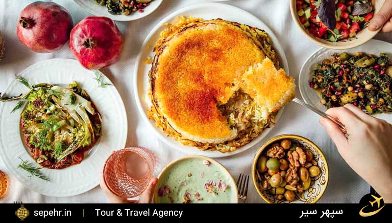 غذاهای خوشمزه شمال ایران بعد از خرید لبط هواپیما