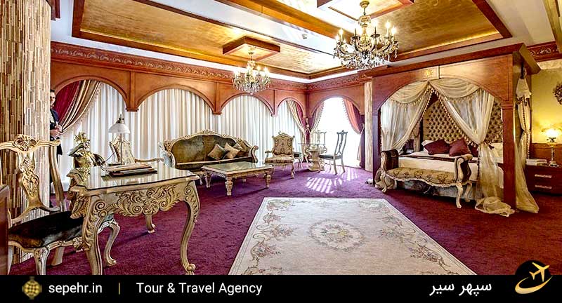 لوکس ترین اتاق های هتل درویشی مشهد-خرید بلیط هواپیما