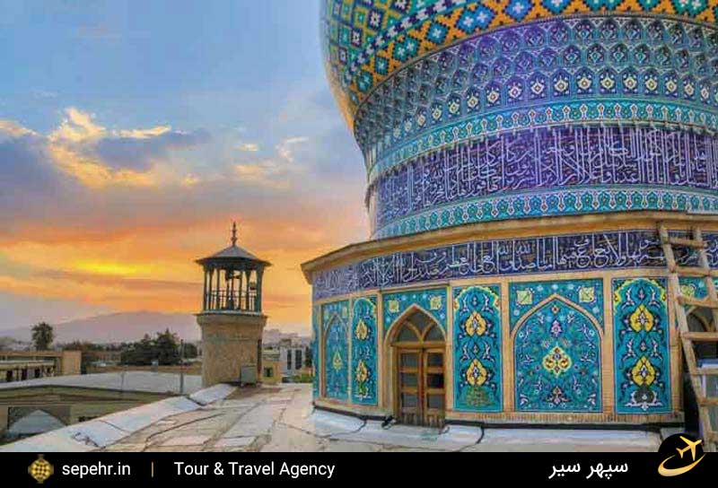 آرامگاه علی بن حمزه در شیراز-خرید بلیط هواپیما