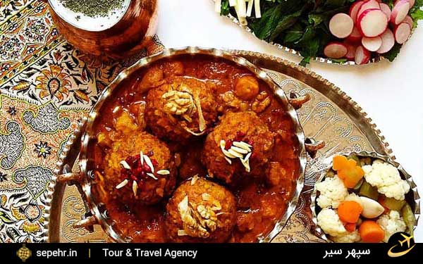 کوفته تبریز-غذای خوشمزه ی سنتی-خرید بلیط هواپیما