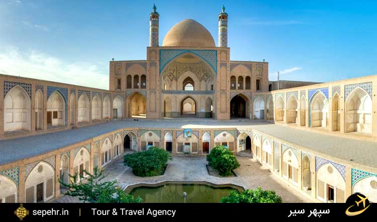 مسجد بزرگ آقا بزرگ در کاشان-خرید بلیط هواپیما