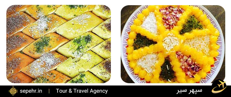 سوغاتی نان یوخه-حلوا کاسه ای-سوغاتی شیراز-خرید بلیط هواپیما